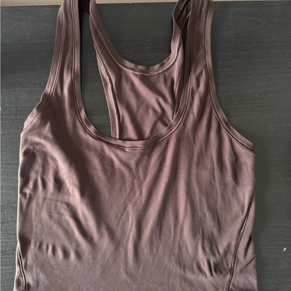 Lululemon Athletica Chocolate Racerback Tank